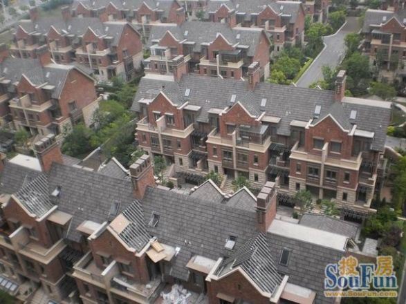 万科金色里程红郡园实景图