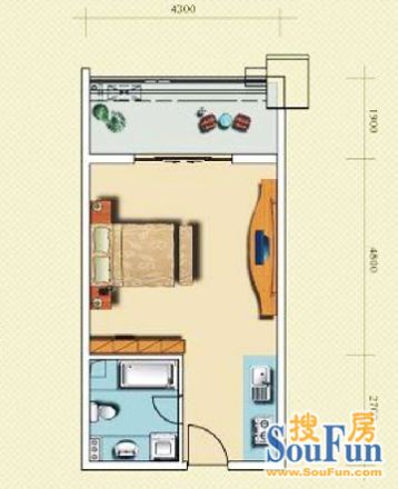 江南名居南区熙苑户型图