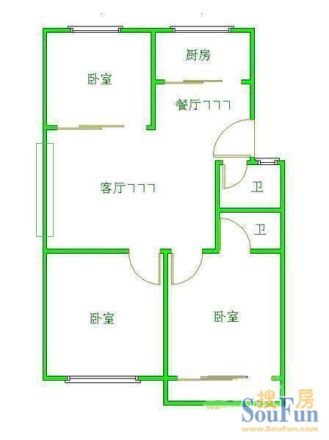 金鸡山公寓户型图