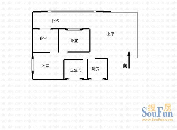 北碚天津路小区户型图