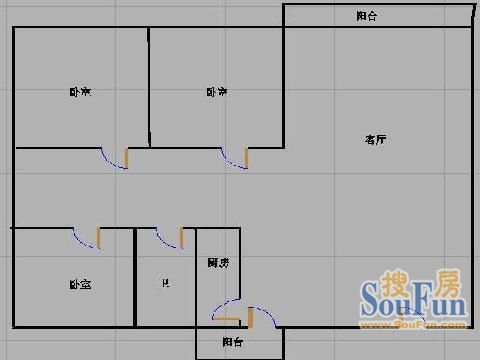 永福公寓户型图