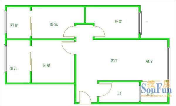 长顺上街98号院户型图