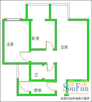 置信丽都花园城(外侧)户型图
