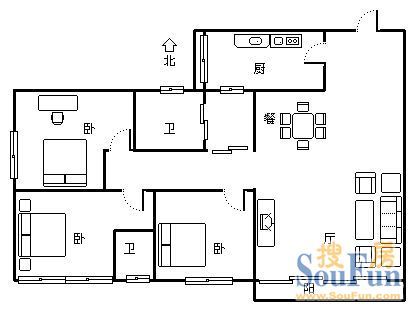长沙电信分公司308大院宿舍户型图