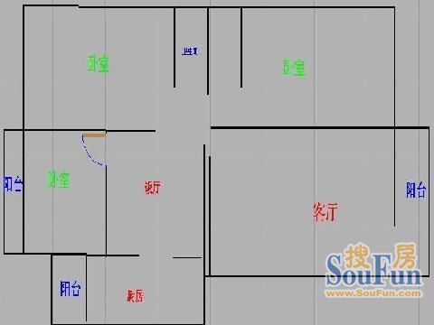 永福公寓户型图