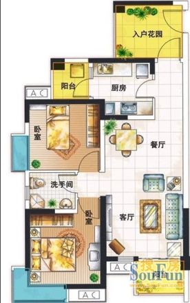 卓锦城五期户型图