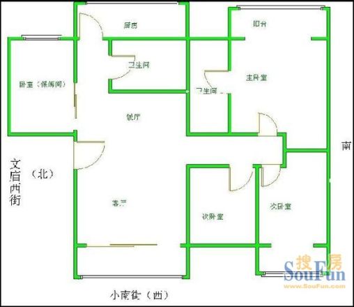 文庙公寓户型图