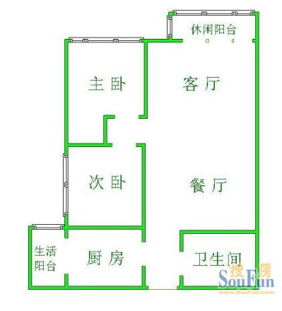 冠城花园一期户型图