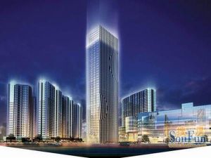 现代城 2室1厅 西南