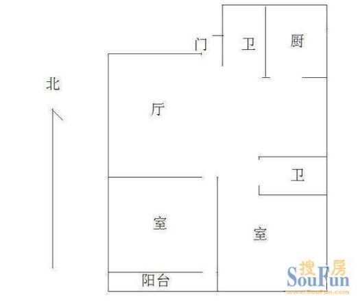 嘉宝公寓户型图