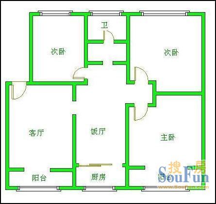 小天西街1号院户型图