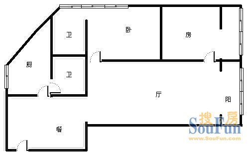 二道桥街32号院户型图