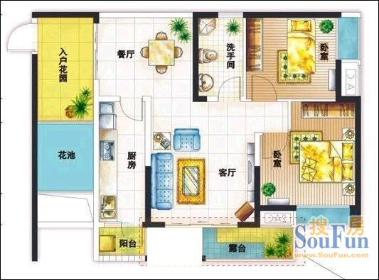 卓锦城五期户型图