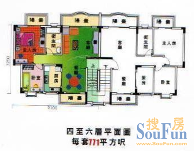 帝豪花园三期户型图