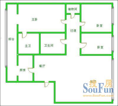 聚乐苑户型图