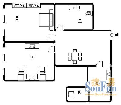 城南世家户型图