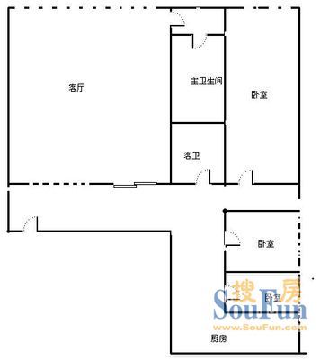 华西大厦公寓户型图