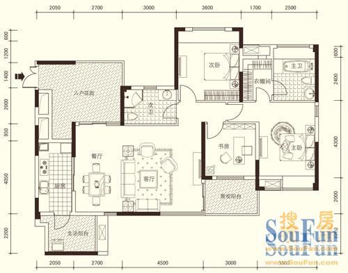 党校住宅小区户型图