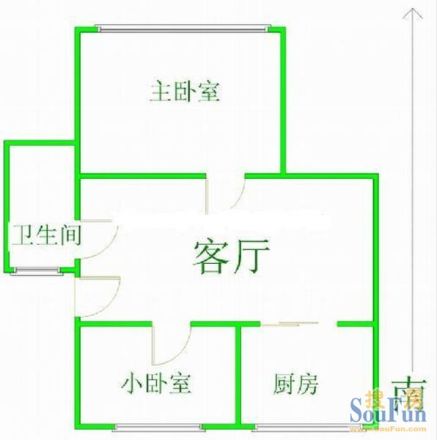 嘉宝公寓户型图