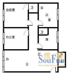 华西大厦公寓户型图