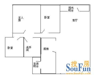 金颐居户型图