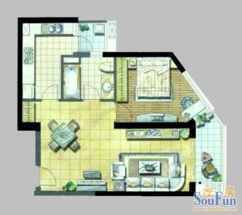 东方曼哈顿户型图