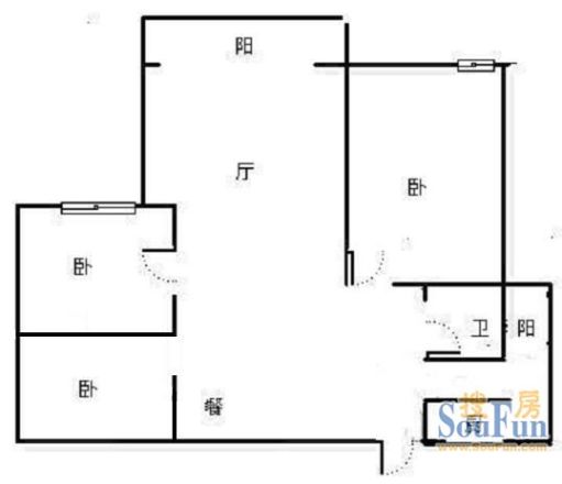 北碚天津路小区户型图