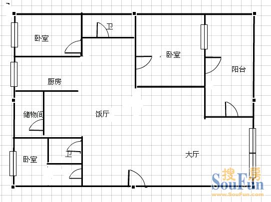 东方广场户型图