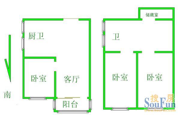 五米阳光户型图