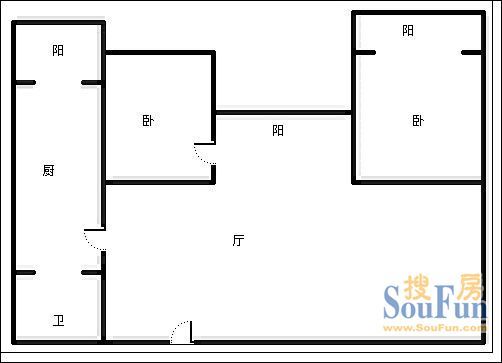 槐树街51号院户型图