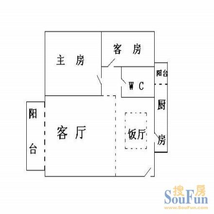 鸿翔湖景苑户型图