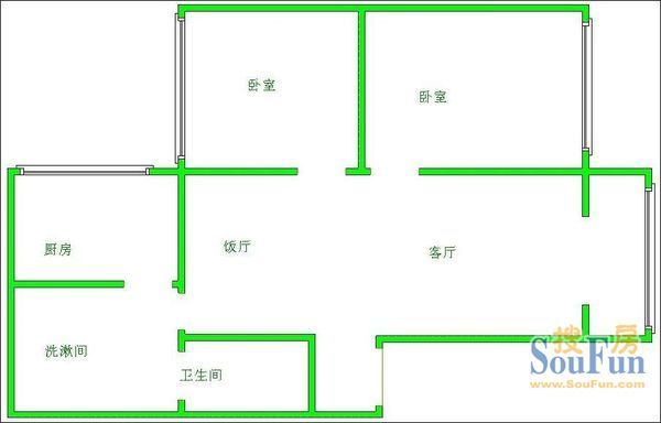 文庙公寓户型图