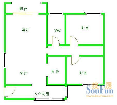 地质勘查院宿舍户型图