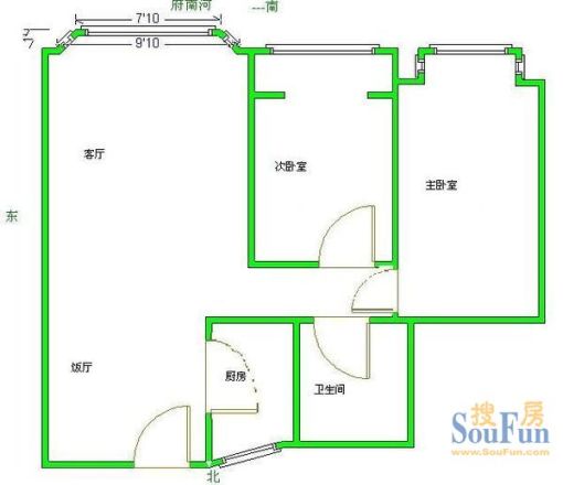 国嘉华庭公寓户型图