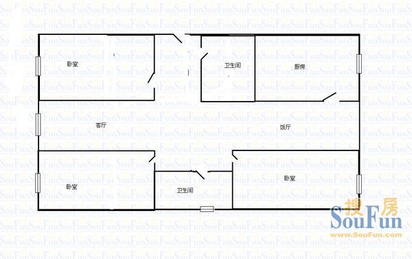 双流顺兴苑户型图
