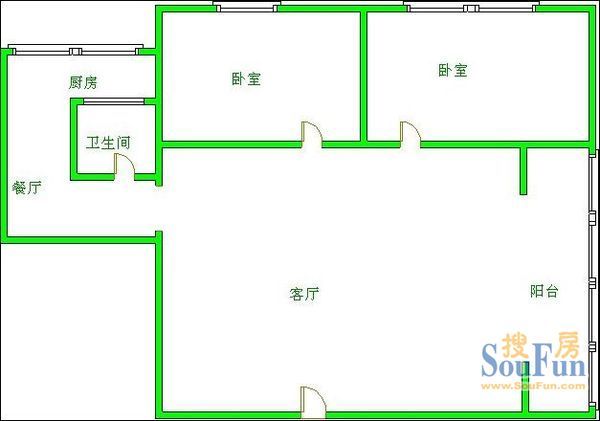 营通巷23号院户型图