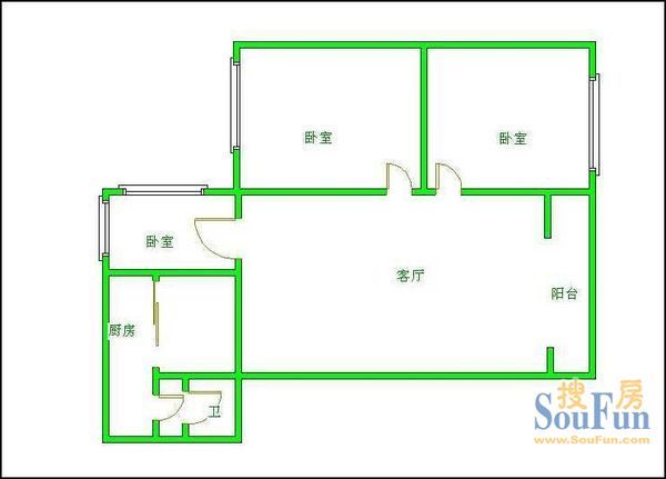 一环路南三段64号院户型图