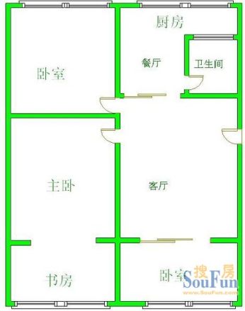 石马巷1号院户型图