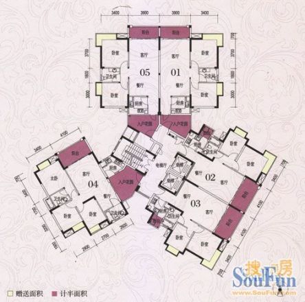 龙光海悦城邦户型图
