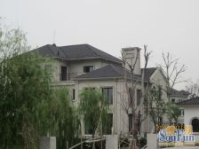 临河法式独栋别墅,干挂石材立面,占地1亩半,豪装900万全送