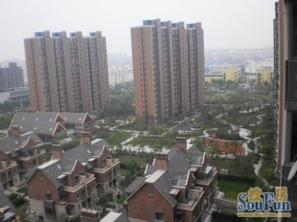 万科金色里程红郡园实景图