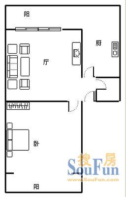 建北一村住宅区户型图