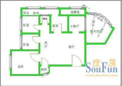 郫县北大街小区户型图