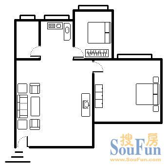 月亮岩社区户型图