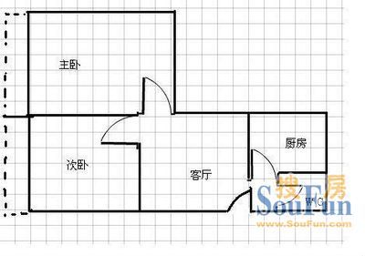 地质勘查院宿舍户型图