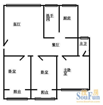 天翔新新家园户型图