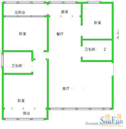 东方怡景大厦户型图