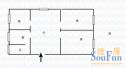 桃花路省一建宿舍户型图
