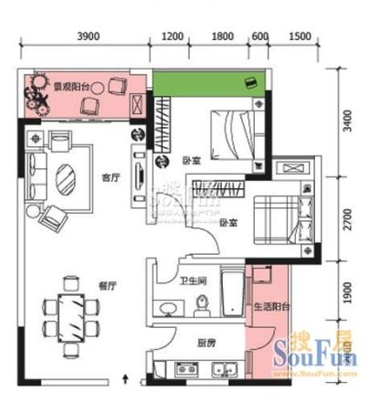 金鼎大厦户型图