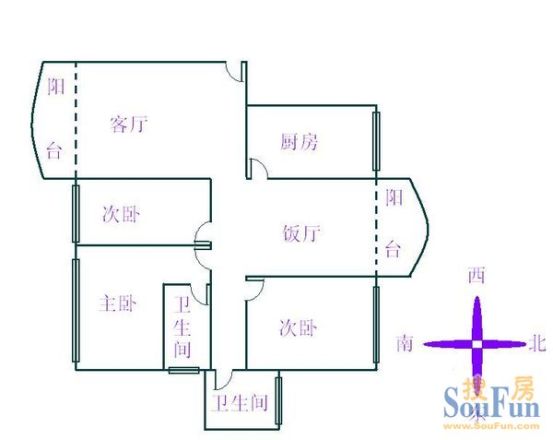 三水广场户型图